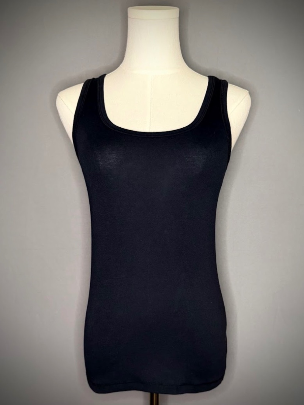 Splendid Black Tank Top Size S Soft Stretch Layering Essential Sleeveless